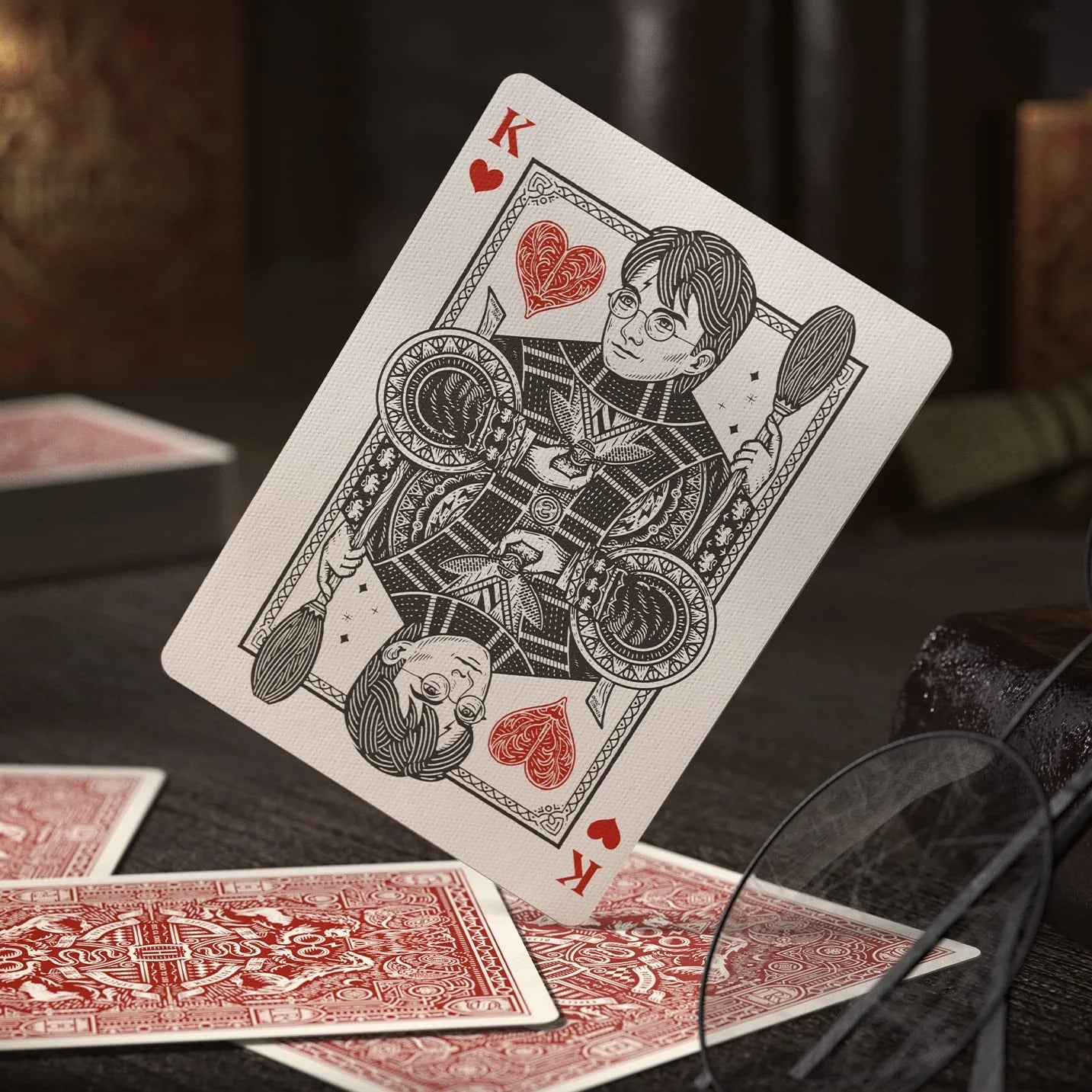 Theory 11 Harry Potter Playing Cards - Red (Gryffindor)